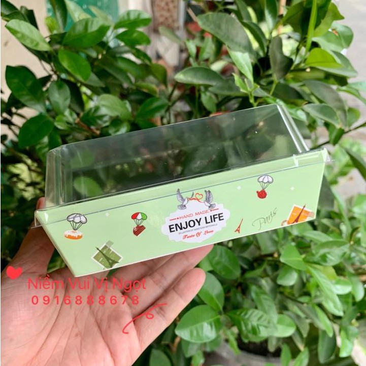 (Set 50 | E1413) Hộp vuông nắp trong