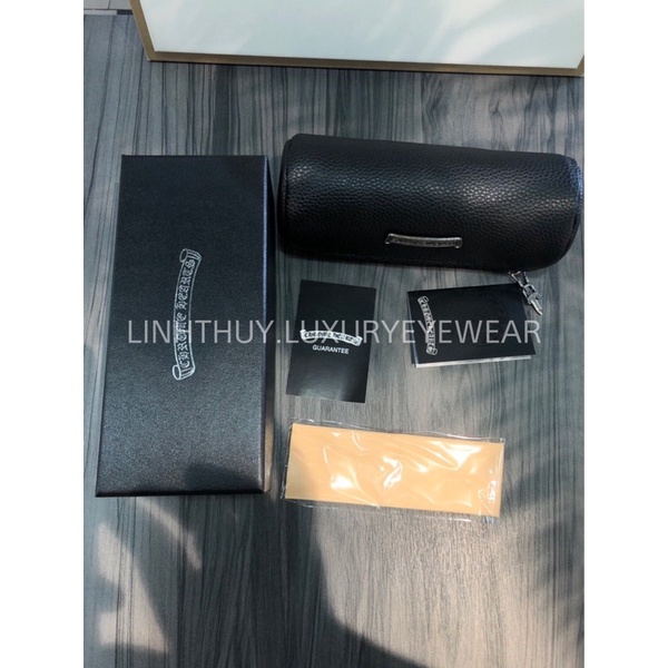 Hộp kính Chromehearts, bao da chromehearts siêu cấp 6 món