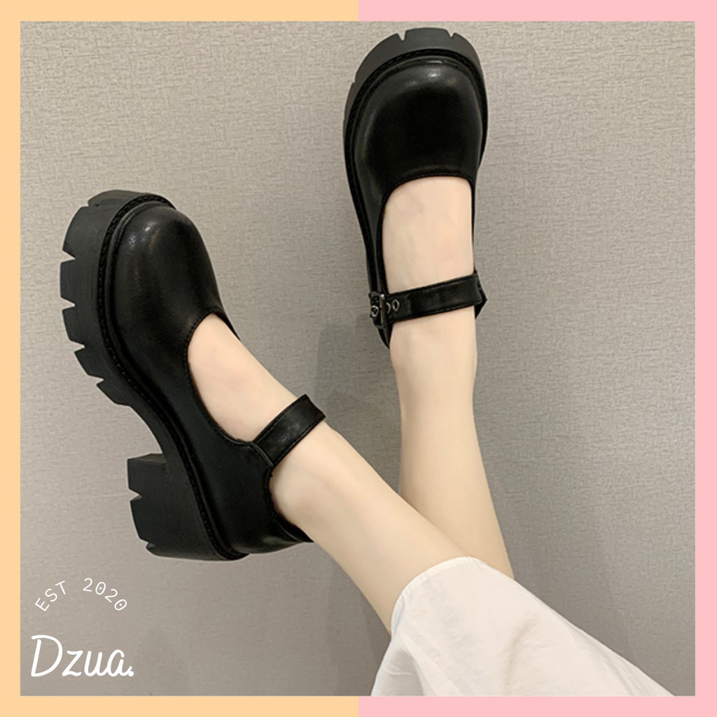 [Sẵn 1 số size] Giày Lolita đế đinh cao 6 cm phong cách Jennie (ảnh thật)