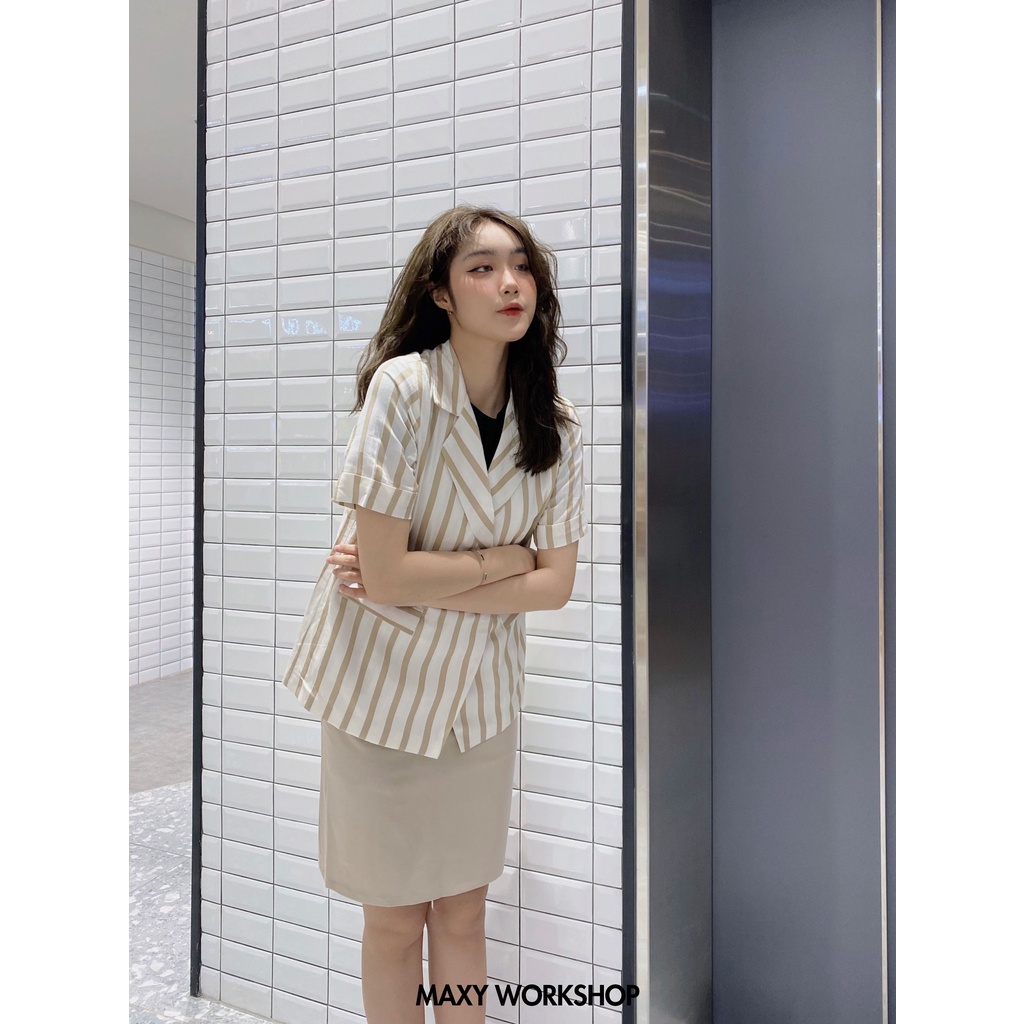 Tổng hợp áo blazer tay ngắn short blazer Maxy Workshop