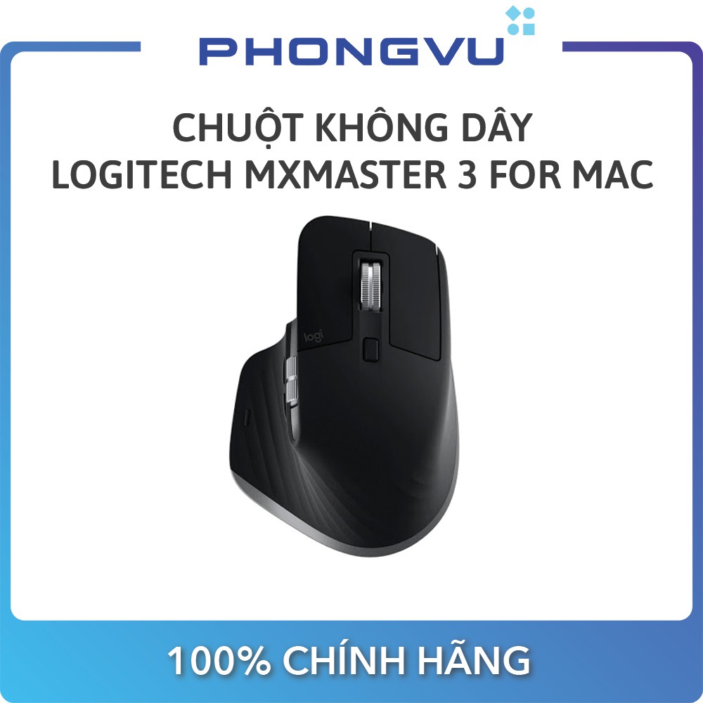 Chuột không dây Logitech MX Master 3 for MAC (910-005700) (Xám) - Bảo hành 24 tháng