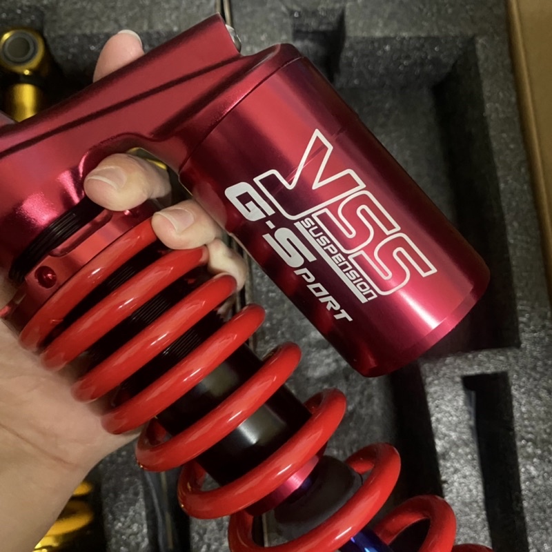 Phuộc nhún sau Yss bình dầu khắc gắn cho các xe tay ga 1 phuộc Vario Click Vision Janus Lead ...