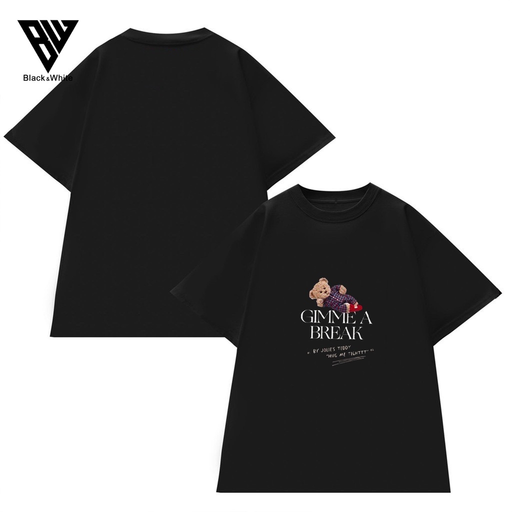 【FREE SHIP】Áo Thun Tay Lỡ nam nữ unisex in GẤU BREAK chất vải dày mịn co dãn 4 chiều- BW Fashion