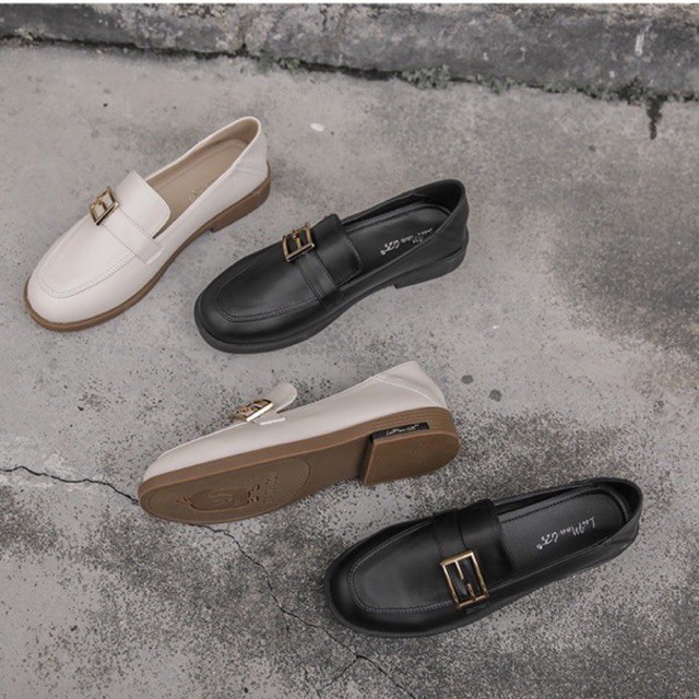 [Mã FATHANG5 giảm 10K đơn 50K] HÀNG MỚI CÓ SẴN Giày nữ búp bê xỏ lười moca loafer oxford nữ da mềm ảnh thật 3cm bệt | BigBuy360 - bigbuy360.vn