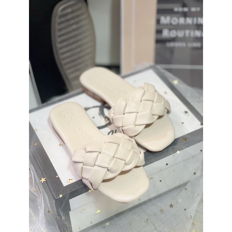 Dép lê trẻ em,dép tiểu thư xoắn quai êm chân chống trơn trượt cho bé gái kiểu dáng Hàn Quốc từ 2-10t