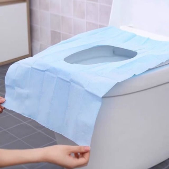 Túi 10 Miếng lót bồn cầu nơi công cộng loại 2 lớp