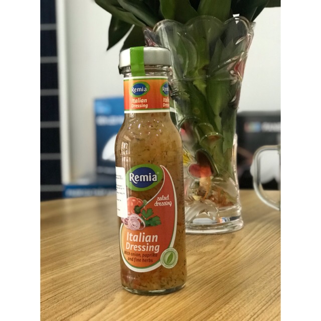 Sốt Salad Eat Clean Remia Salad Italian Dressing 7NgayShop 250ml Nhập Khẩu Hà Lan Date 2024, Sốt Salad Gia Vị Mềm Ý