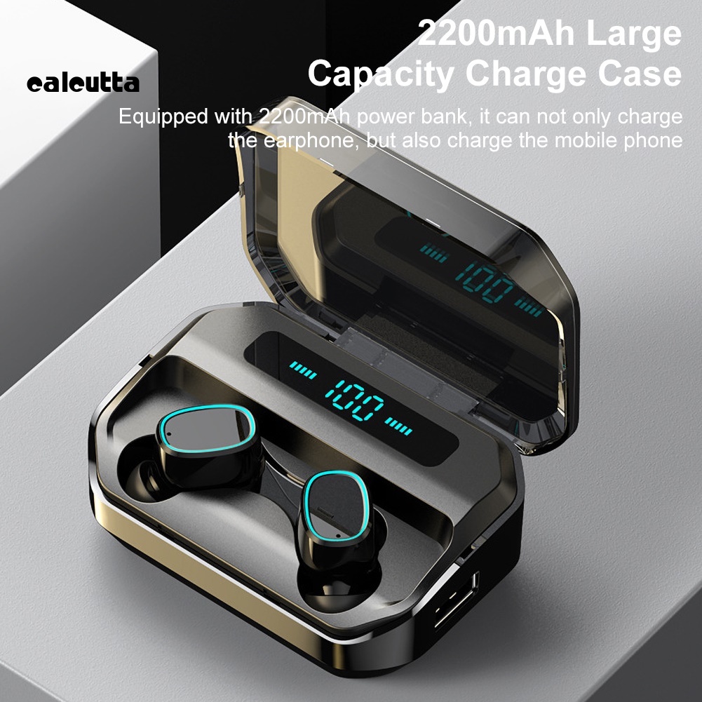 Tai Nghe Nhét Tai M8 Kết Nối Bluetooth 5.0 Hiển Thị Màn Hình Kỹ Thuật Số