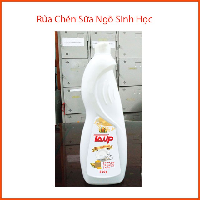 Nước Rửa Chén Bát Hữu Cơ Từ Sữa Ngô, Sữa Gạo 800ml