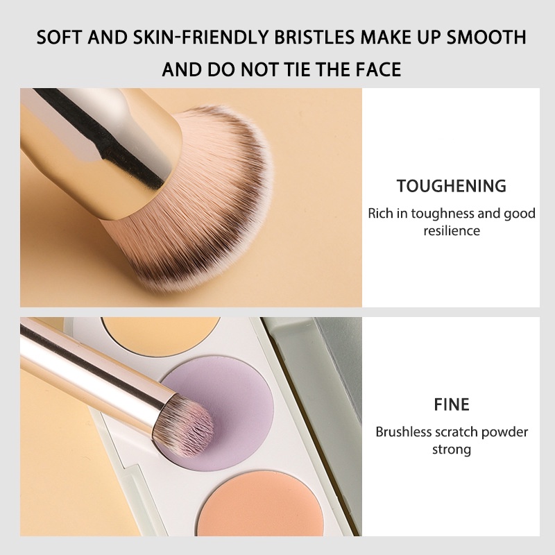 Bộ Cọ Trang Điểm Đầu Tròn Che Khuyết Điểm Làm Đẹp