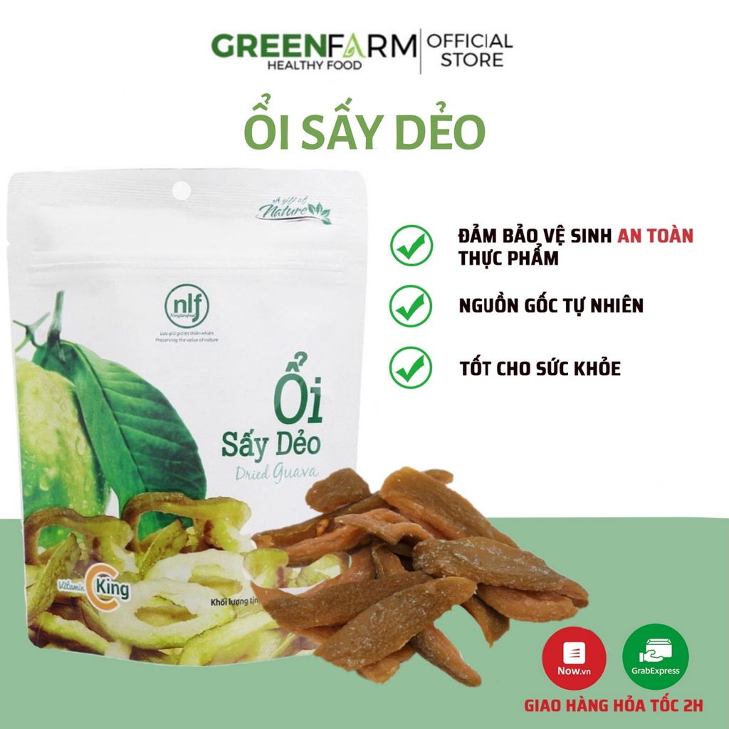 Ổi Sấy Dẻo 75g trái cây sấy dẻo Nông Lâm Food ít đường cho người ăn kiêng, giảm cân,bổ sung các chất dinh dưỡng