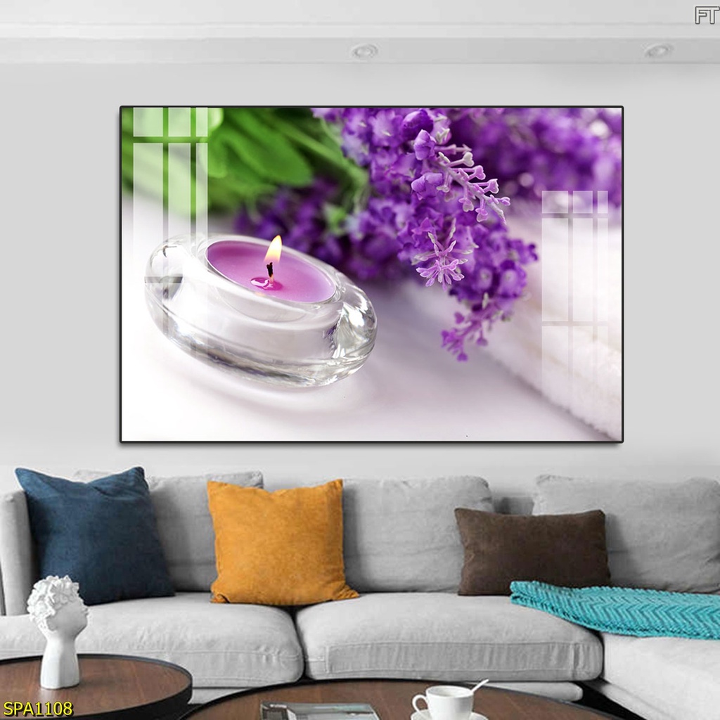 Tranh Treo Spa/ Nail/ Mi/ PHun Săm Thẩm Mỹ/ xông hơi/ Tẩm Quất/Tắm Trắng Trang Trí Phòng Tắm Bóng Cao Cấp