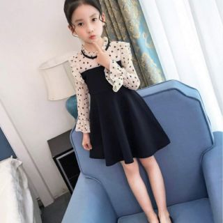 đầm thiết kế tay nhún phồng, phong cách tiểu thư nhẹ nhàng cho bé gái(hoangbaongoc)