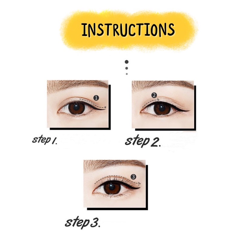 Bút kẻ mắt dạng lỏng màu đen lâu trôi cao cấp