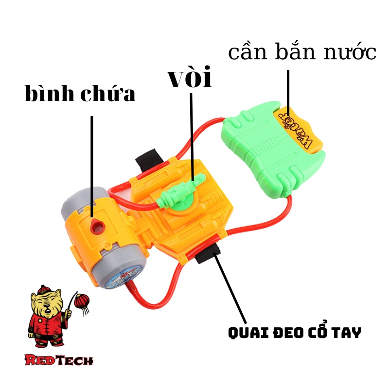 Súng bắn nước đeo tay người nhện RedTech