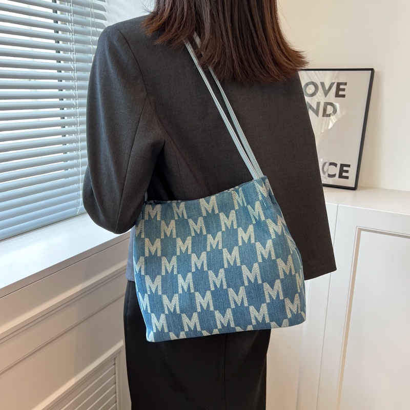 Túi Đeo Vai Chất Liệu denim Thời Trang Mùa Hè 2022 Cho Nữ