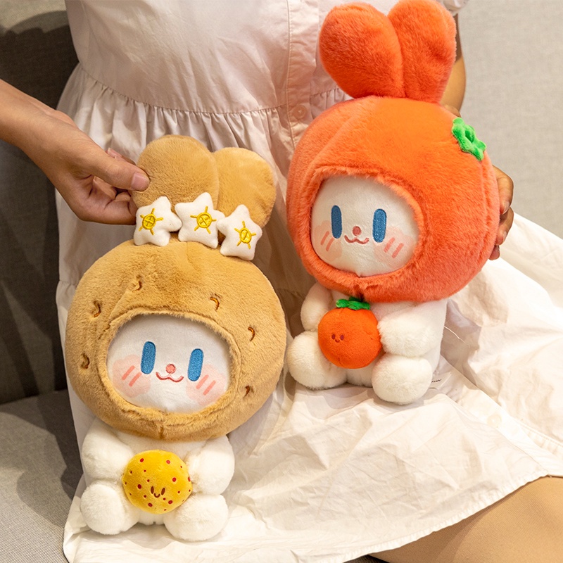 Đồ chơi nhồi bông Hình Thỏ elf Dễ Thương Sáng Tạo