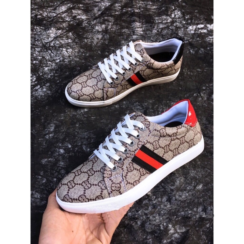 [ ẢNH THẬT GIÀY ] Giày Sneaker Thể Thao Nam Năng Động From Dáng chuẩn - GC Gót Đỏ Đen