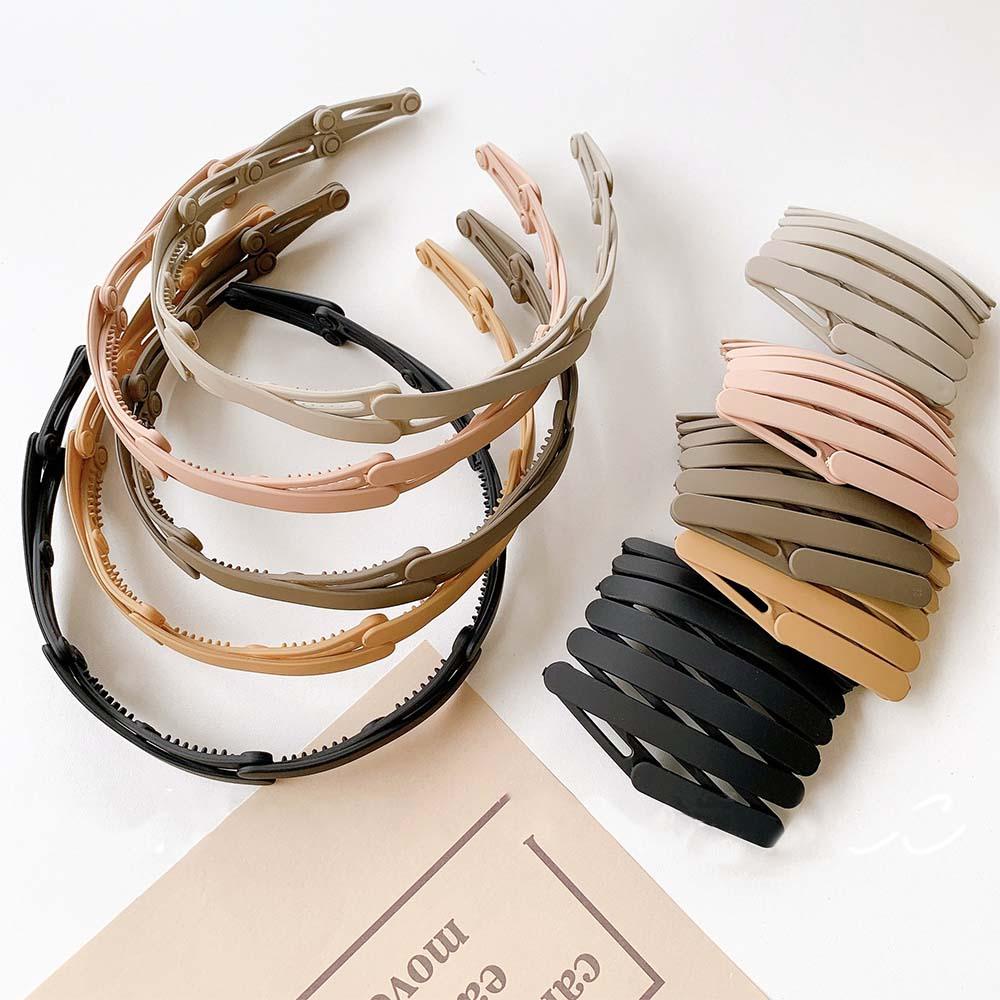 MXGOODS Băng Đô Cài Tóc Có Răng Thời Trang Hàn Quốc Cho Nữ