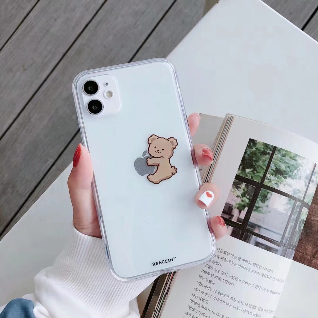 Ốp điện thoại tpu in hình gấu cho iPhone12/ 12Promax / 12Mini / 11Promax / 11 / 7Plus / XS max / XR | BigBuy360 - bigbuy360.vn