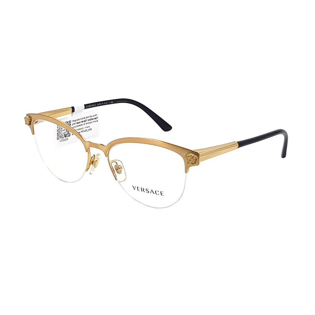 Gọng kính nam nữ thời trang Versace VE1235 chính hãng, thiết kế dễ đeo bảo vệ mắt