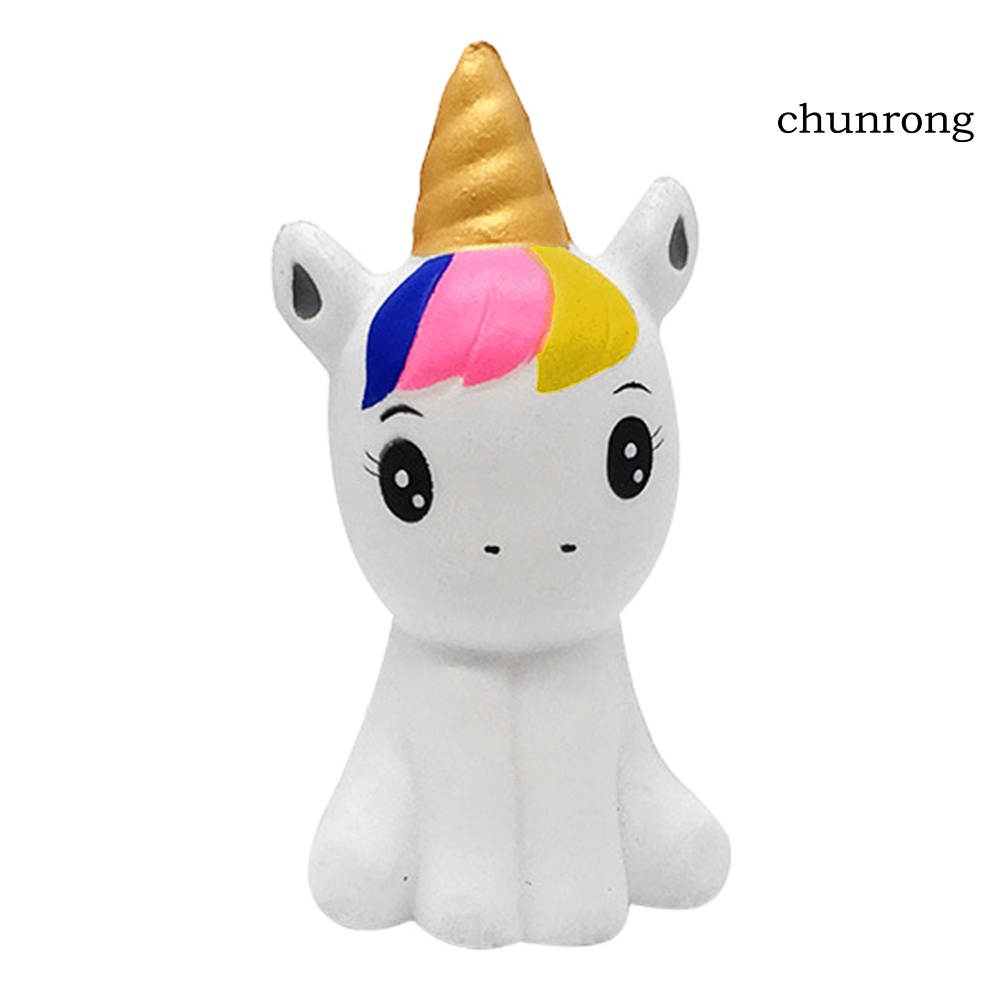Cr Đồ chơi squishy Giảm Stress Hình Kỳ Lân Nhiều Màu Dễ Thương Cho Bé