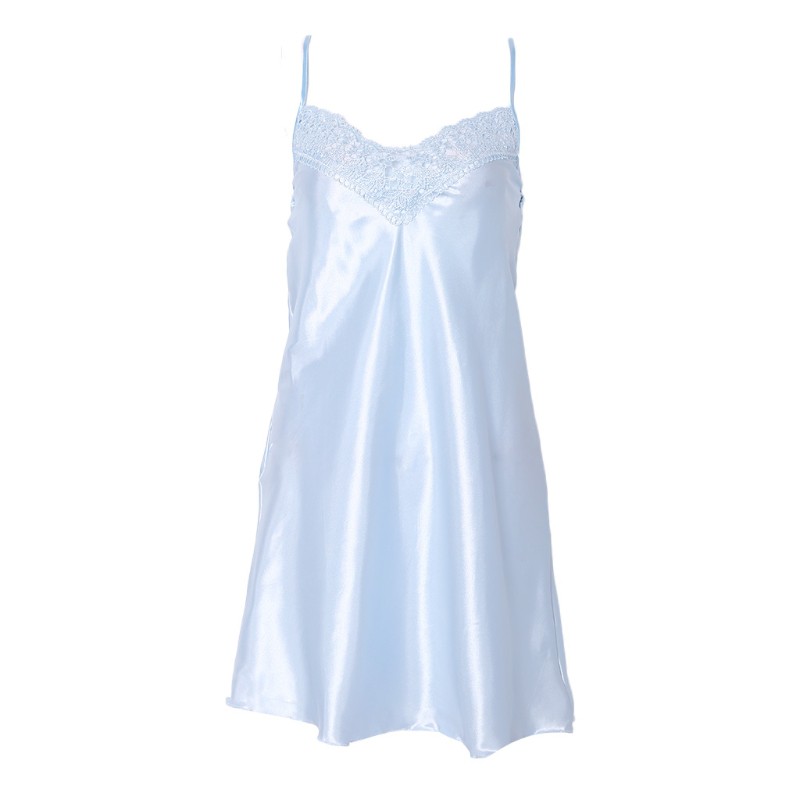 Set áo 2 dây viền ren cổ V kèm quần short ngủ gợi cảm cho nữ