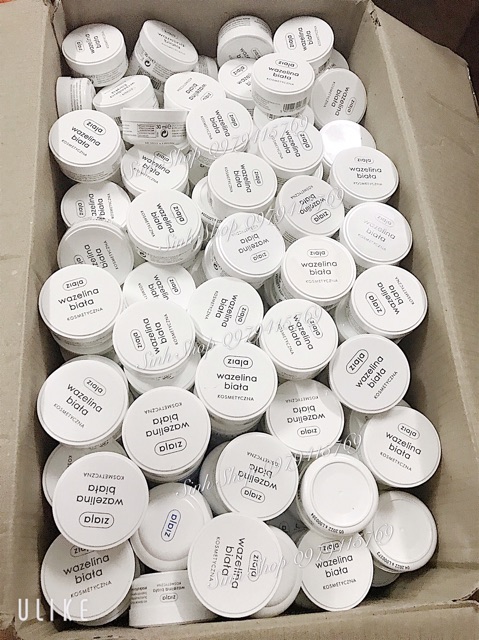 Kem Dưỡng Ẩm cho Da Khô Wazelina Biala kosmetyczna Ziaja 30ml