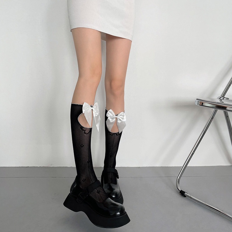 Xixi Vớ Ren Rỗng Cỡ Lớn Co Giãn Phong Cách Lolita