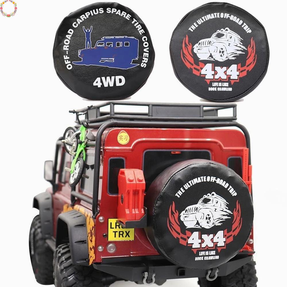 RC Car Spare Tire Cover TRX4 For 1/10 RC Crawler Car 115-120mm SCX10 D90 KM2 D90