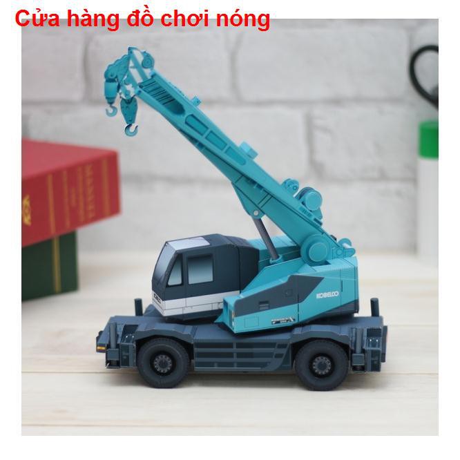 Tự làm bằng tay cần cẩu mô hình giấy 3D ba chiều lắp ráp Xe kỹ thuật origami đồ chơi cho bé trai và gái