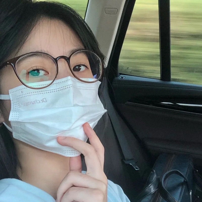 Kính mắt không độ form tròn nhựa dẻo Hàn Quốc