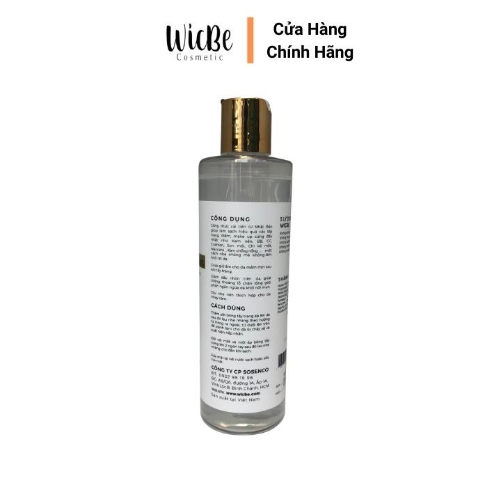 Nước tẩy trang Hoa Cúc cho da dầu mụn dịu nhẹ cho da nhạy cảm Wicbe 280g