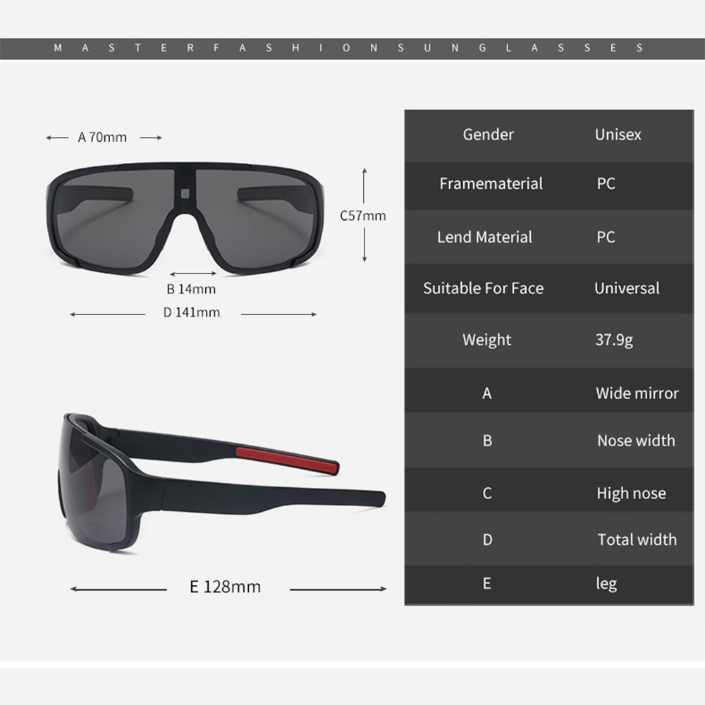 AIELBRO Kính Mát Thể Thao Chống Cháy Nổ Tiện Dụng Khi Đi Xe Đạp