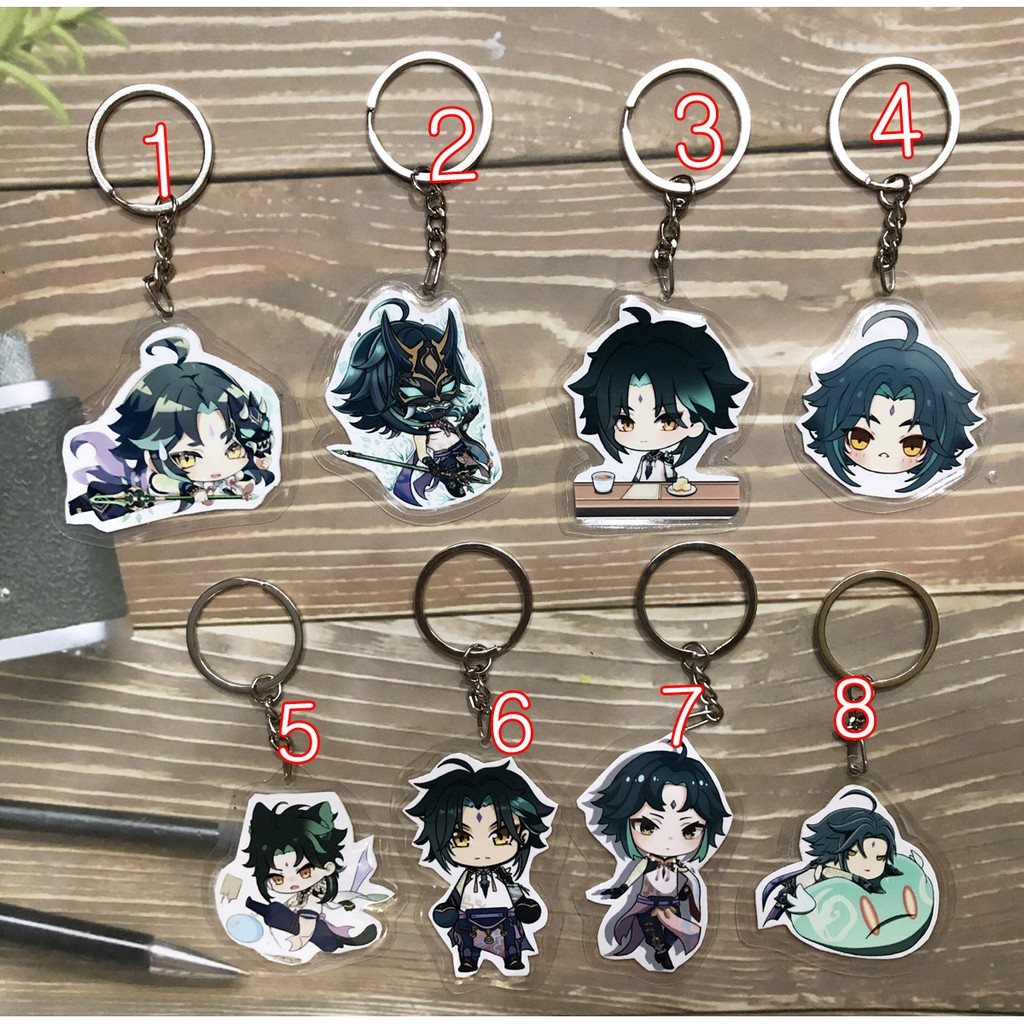 móc khóa xiao genshin impact nhiều mẫu