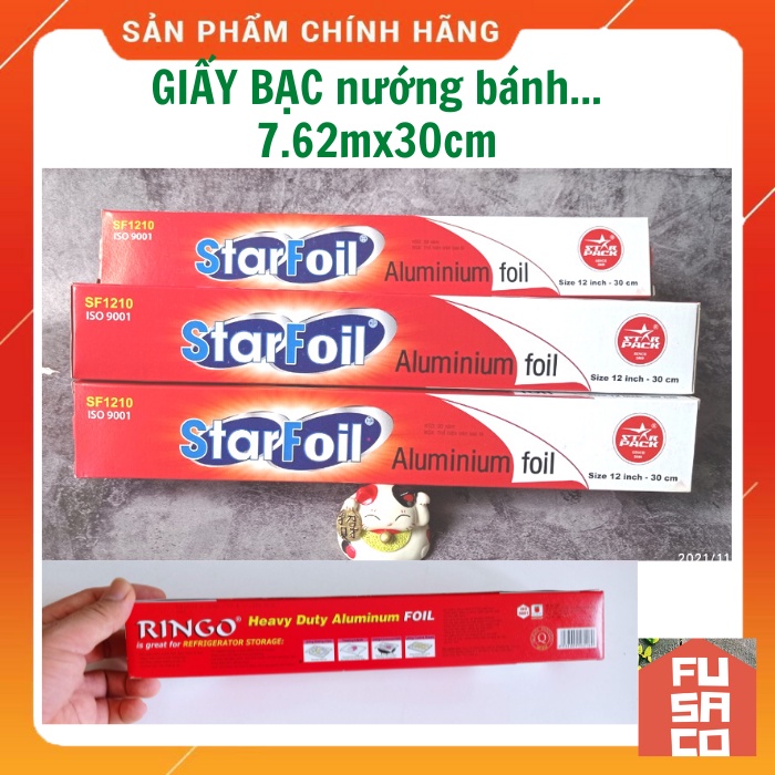 Giấy nhôm (giấy bạc) lá mỏng Goodfoil/ RINGO (30cm x 7.62m)