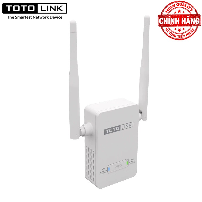 Bộ tiếp nối kích khuếch đại sóng WiFi ToToLink EX200 ( Repeater thu và phát sóng wifi làm cho sóng wifi mạnh hơn)