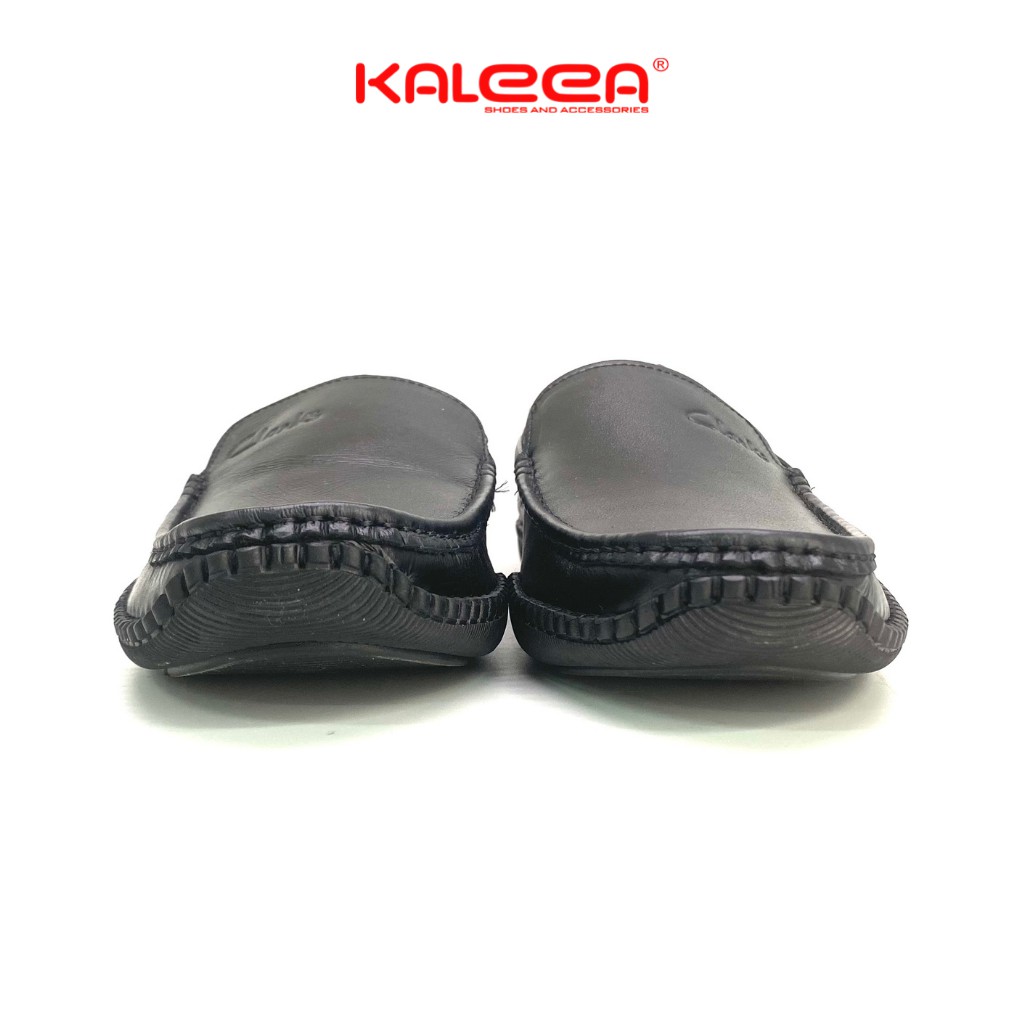 Giày Da Bò Nam KALEEA IS61 - Thiết Kế Đế Cao Su Đế Âm Khâu Chắc Chắn Dày 3 cm