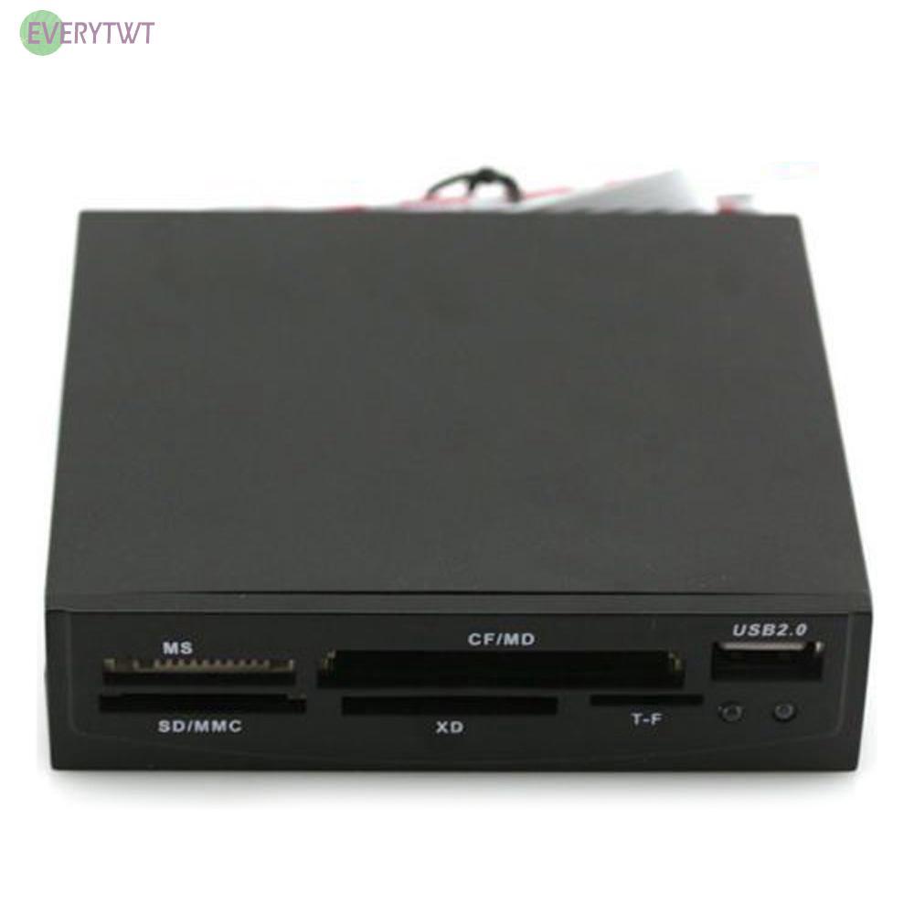 3.5 inch USB2.0 Internal Card Reader For SD MMC XD TF MS CF MD Memory Card New