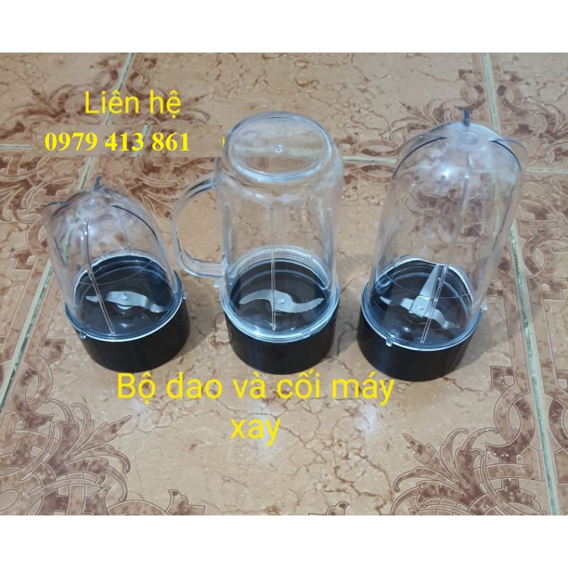 Phụ kiện bộ dao xay và cối máy xay magic -khosiphukienmienbac