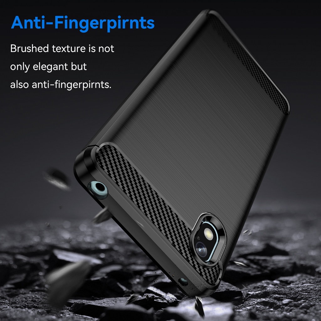 Ốp Điện Thoại tpu Silicon Mềm Sợi Carbon Chống Sốc Cho Sony Xperia ACE 3 ACE3