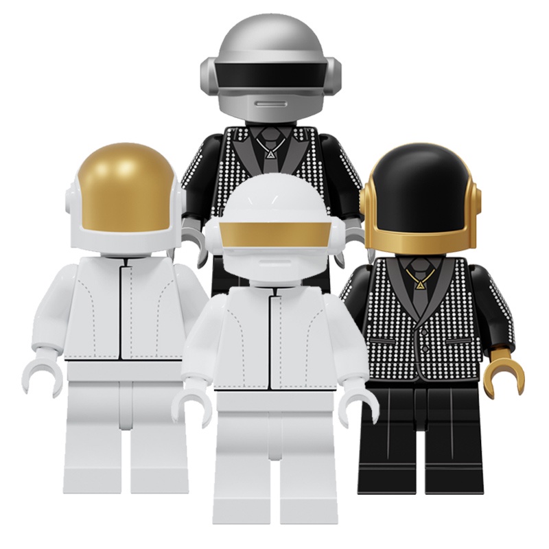 Đồ Chơi Khối Hình DJ Nhóm Nhạc Pháp DaftPunk Minifigures