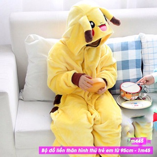 Bộ đồ liền thân hình thú trẻ em