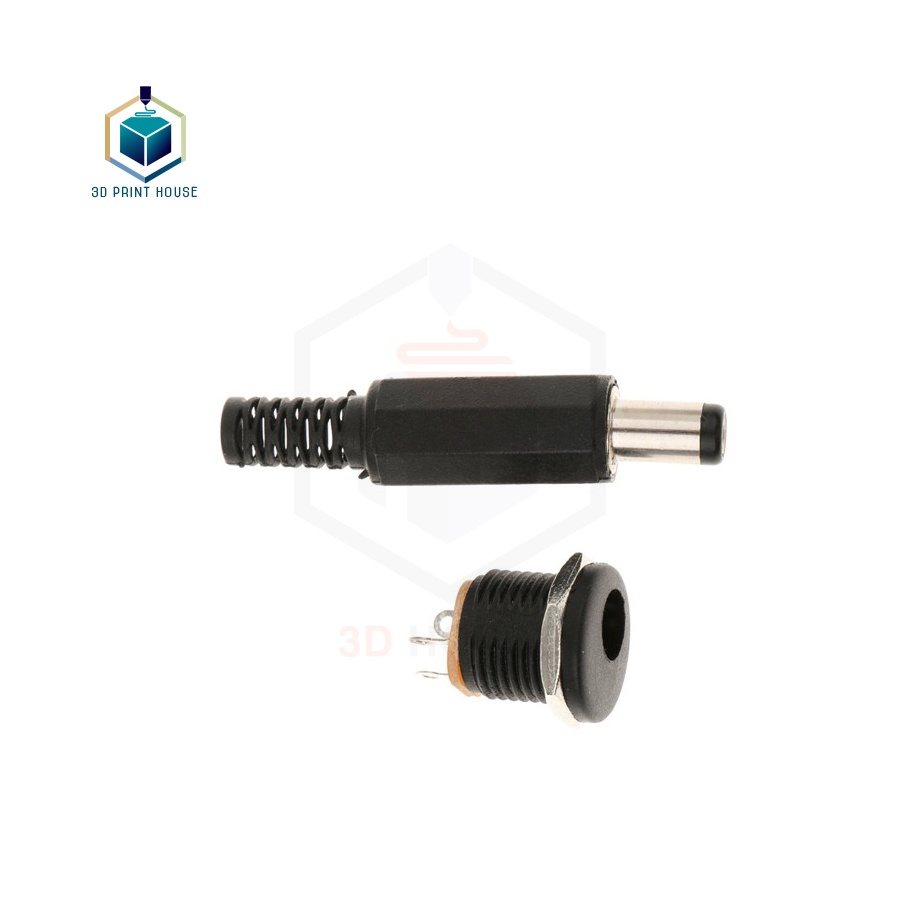 Jack Cắm Nguồn DC 5.5x2.1 Đực - Cái DC005