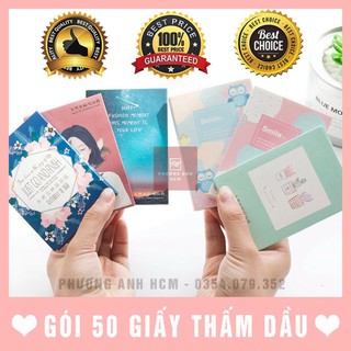 Giấy thấm dầu gói 50 tờ hàng nội địa nhập khẩu