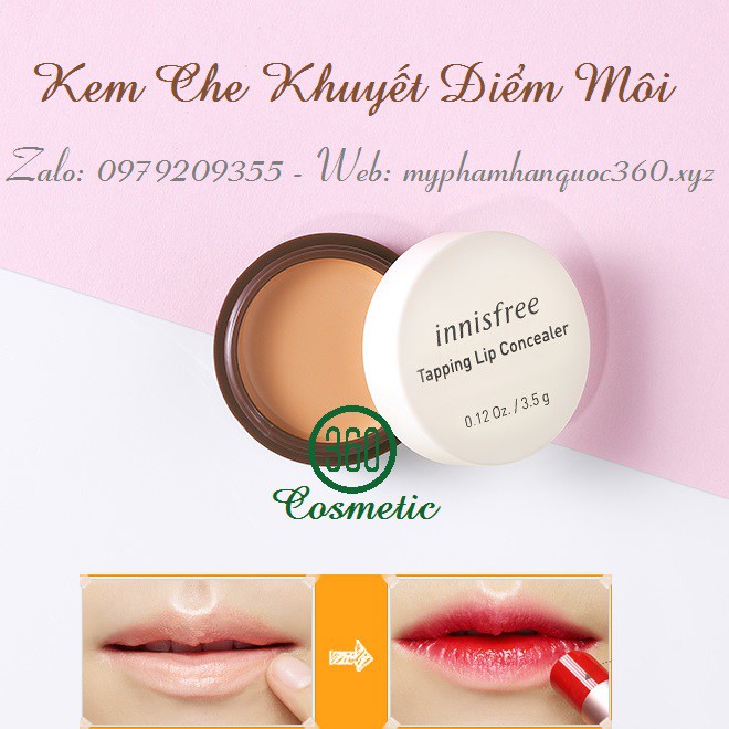 Kem che khuyết điểm môi Innisfree Tapping Lip Concealer Innisfree 3.5g