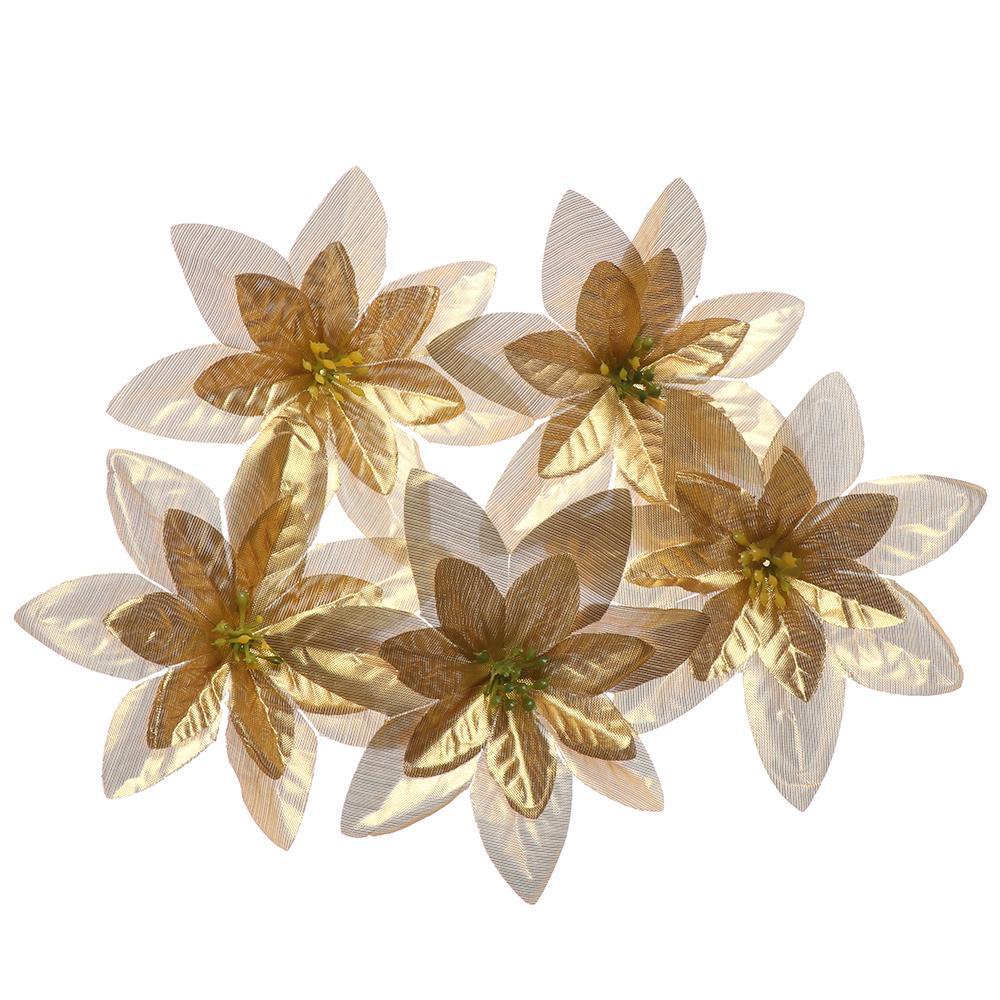 KUNHEV Set 10 Hoa Mẫu Đơn Nhân Tạo 14cm Trang Trí Nhà Cửa / Tiệc Cưới / Giáng Sinh