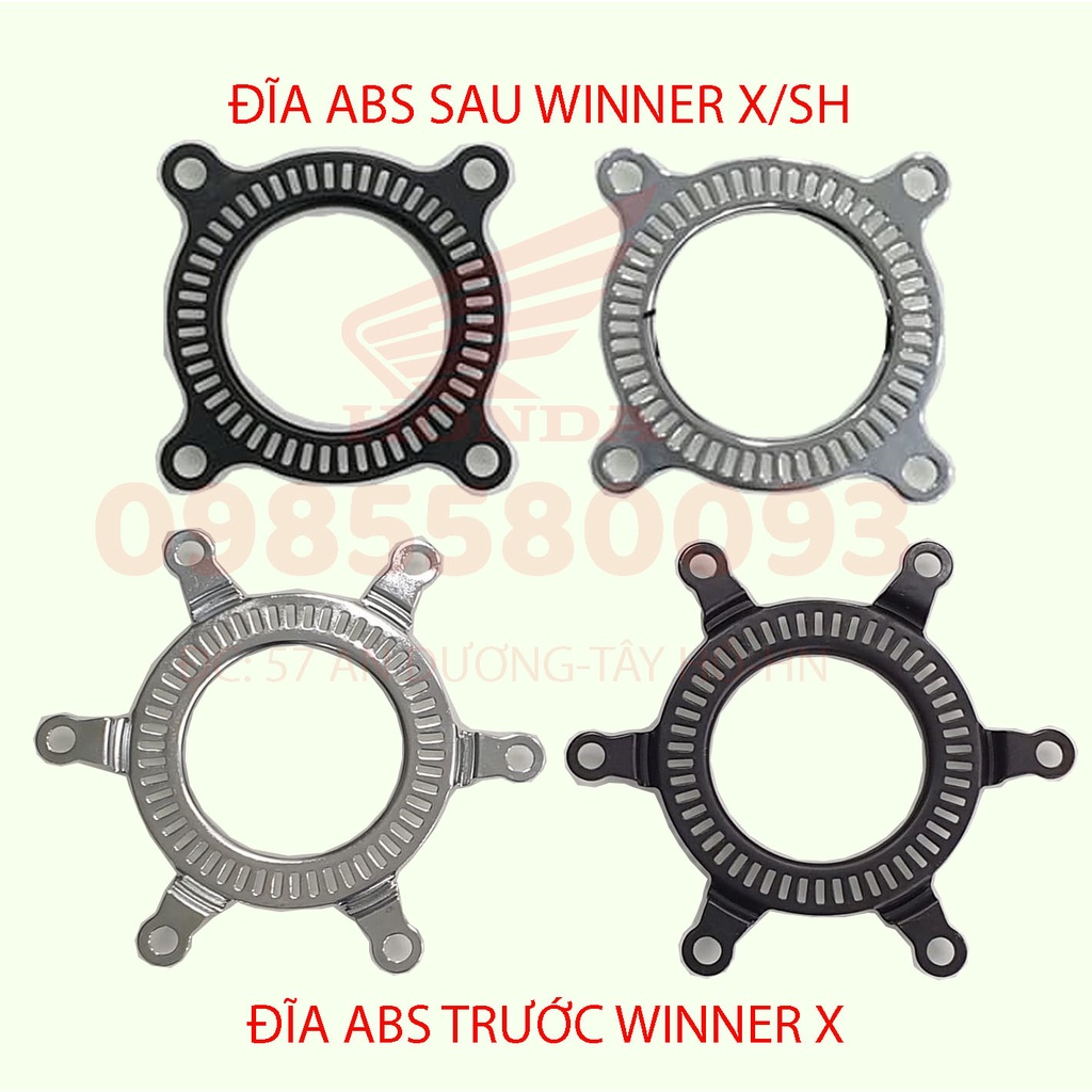 VÒNG ABS, ĐĨA BÁNH RĂNG ABS, ĐĨA ĐỌC ABS XE WINNER, WINNER X, SH