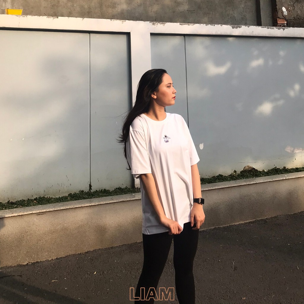 ÁO THUN UNISEX &quot; LOGO SPACE TEE &quot; FORM OVERSIZE VẢI DÀY VÀ MỊN - LIAMstoreSG