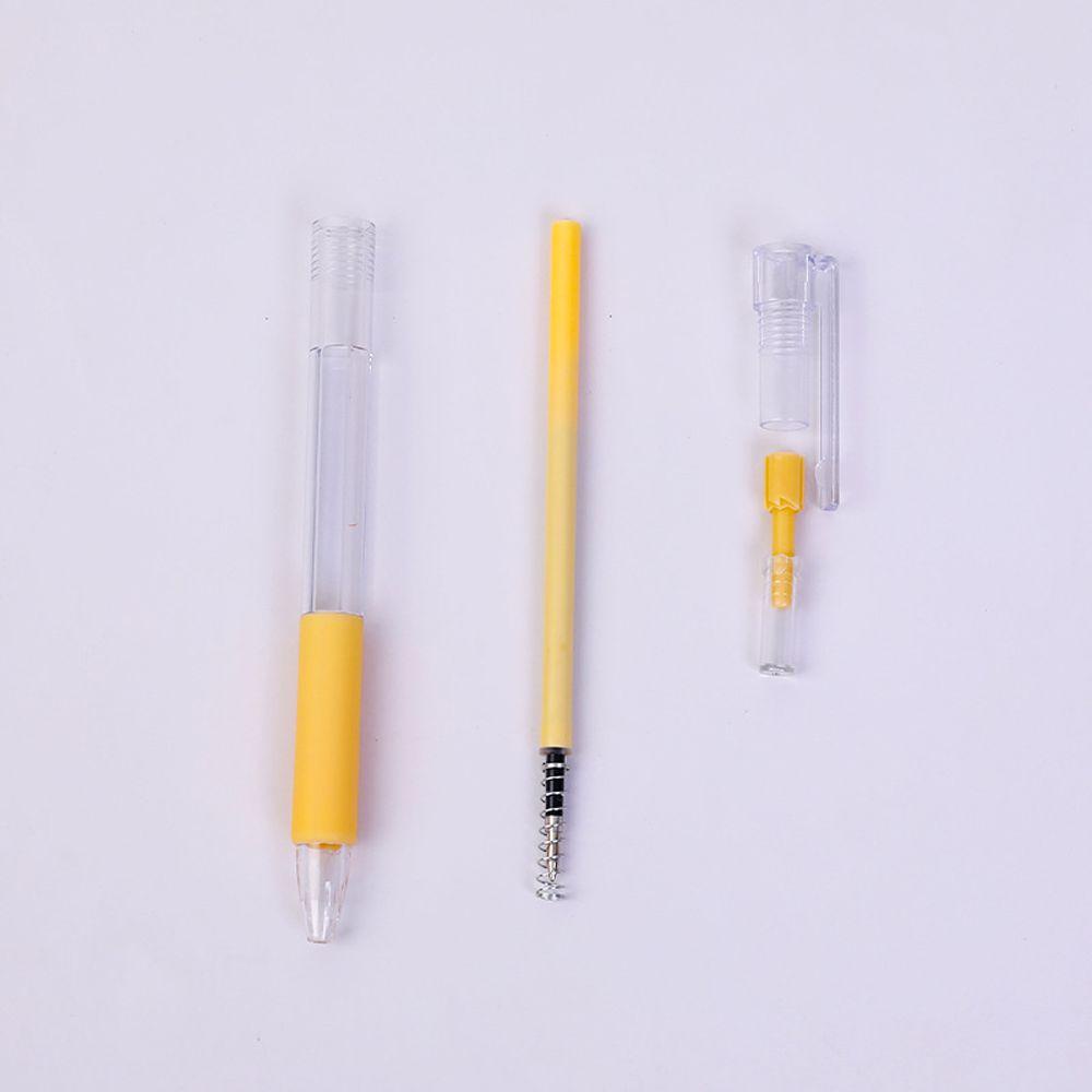 Bút mực gel MMULCK ngòi 0.5mm dạng nhấn mực đen dành cho học sinh làm quà tặng